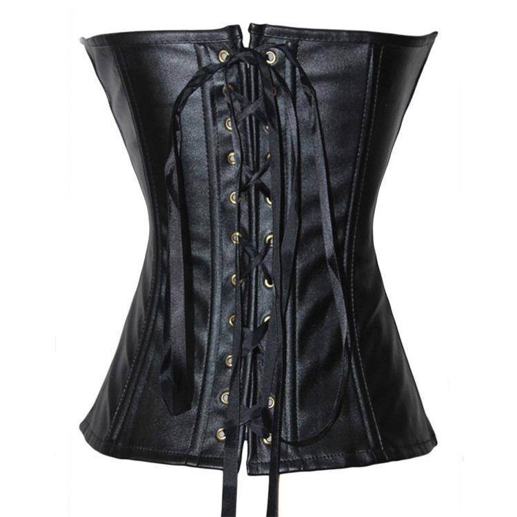 Sexy Overbust Corsets and Bustiers Lace Up Corset Waist Trainer Flower Lingerie Top for Wedding
