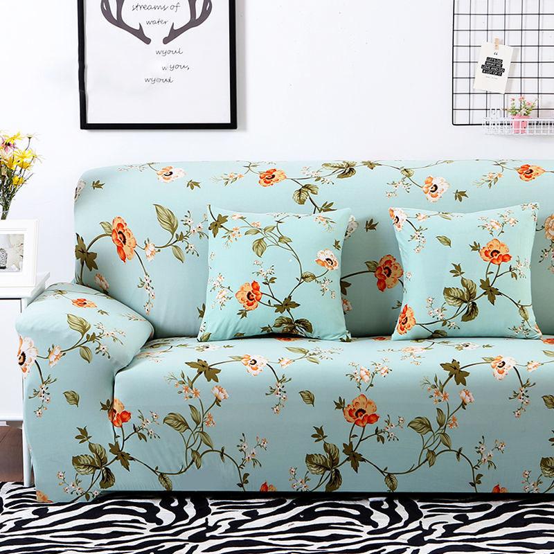 Sofa Cover Printed Couch Cover Polyester Bench Covers Elastic Stretchy Furniture Slipcovers for Home Party Decoration
