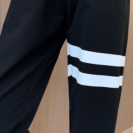 Casual Ice Silk Sweatpants Gray Drawstring Pants Women's Thin Stretch Loose Summer Thin Fashion Quick-drying Pants
