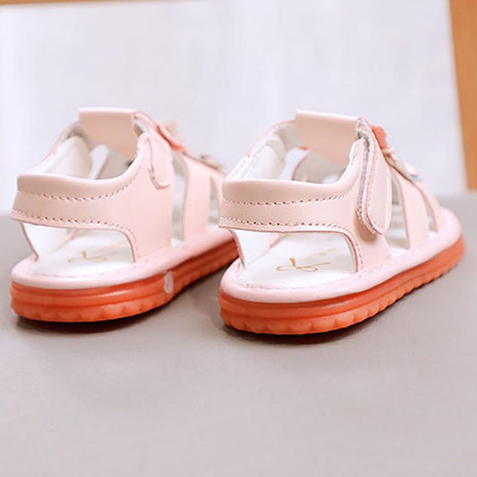 Summer Baby Sandals Female One-year-old Baby Soft-soled Baby Shoes Non-slip Baotou Princess Called Shoes 1-2 Years Old