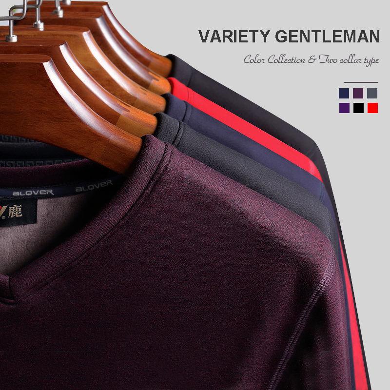 Men's Thermal Underwear Men's Suit Autumn and Winter Plus Velvet Thick Autumn Clothes Long Trousers