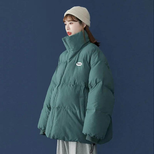 Cotton-padded Clothes Women's Trendy Winter Korean Style Loose Short Bread Jacket