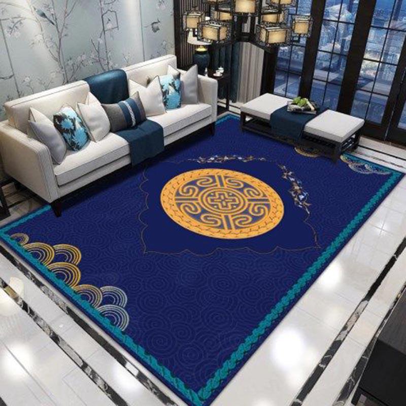 3D Flower Carpet for Parlor Living Room Area Rugs Skid Resistance Chinese Floor Rugs for Bedroom