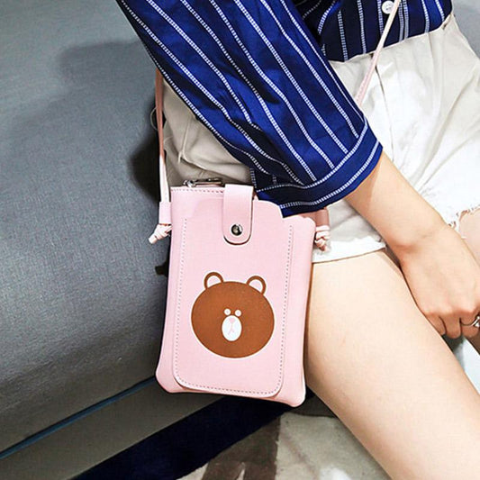 Mobile Phone Bag Ladies Shoulder Messenger Bag Summer Student Cute Coin Purse All-match Fashionable Small Bag