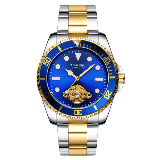 Fashion Men Automatic Mechanical Watch Stailness Steel Band Men Luminous Date Wristwatches