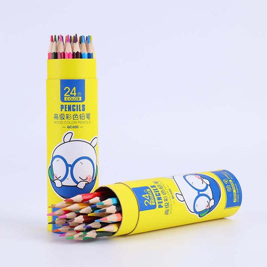 12/24 Oily Colored Pencils for Students' Drawing and Hand-painting