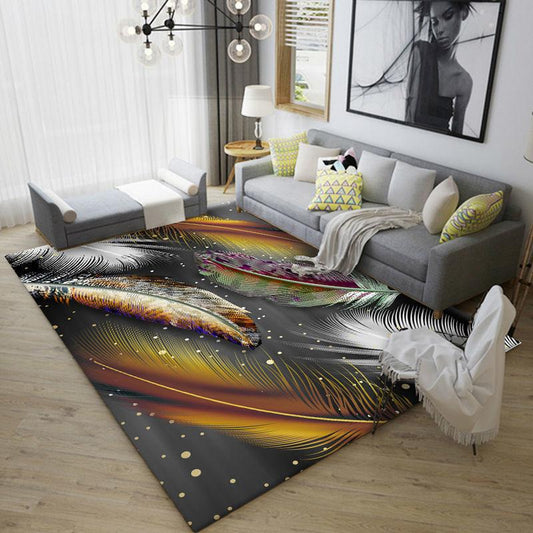 Nordic Ins Style Living Room Carpet Bedroom Light Luxury Bedside Mat Tea Geometric Blanket Room Full of Home Modern