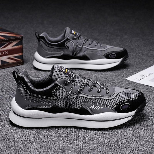 Summer Breathable Casual Shoes Korean Style Trendy Sail Men's Cloth Shoes All-match Bloggers Must Push Men's Sneakers