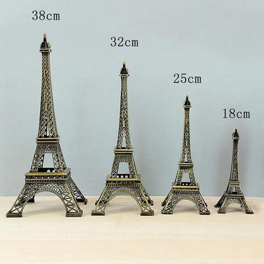 Landmark Building Model Paris Eiffel Tower Crafts Living Room Wine Cabinet Decorations Office Desktop Ornament