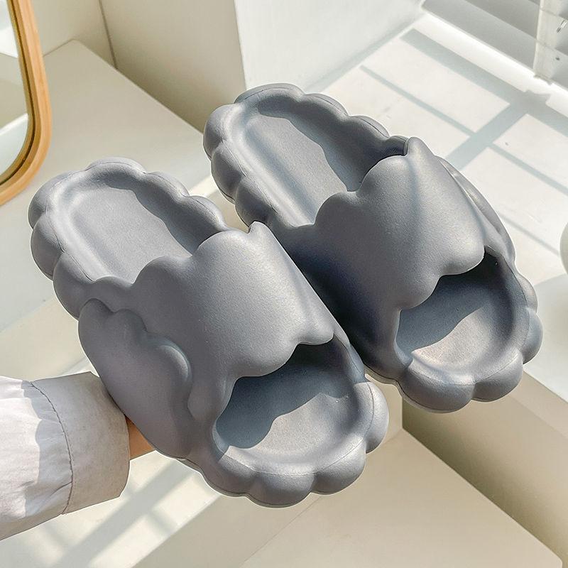Soft Slippers Women's Summer Home Indoor Thick-bottomed Bathroom Bath Non-slip Couples Household Feces Sense Sandals and Slippers Men