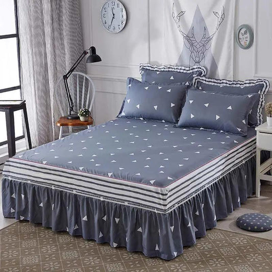 Bedroom Household Korean Style Princess Bed Cover One-piece Bed Skirt Bed Sheet Sheet Simmons Protective Cover