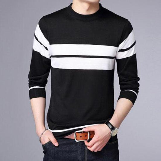 Cashmere Wool Sweater Men 2019 Autumn Winter Slim Fit Pullovers Men Pull Homme Christmas Sweaters