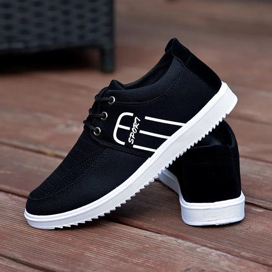 Men's Casual Canvas Shoes Spring Lightweight Sports Shoes Non-slip Breathable Sneakers Working Driving Shoes