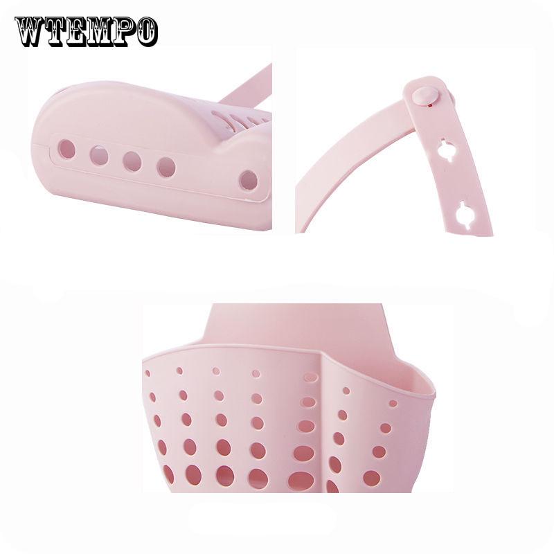 Brand Home Kitchen Portable Hanging Drain Basket Bag Bath Storage Tools Useful Sink Holder