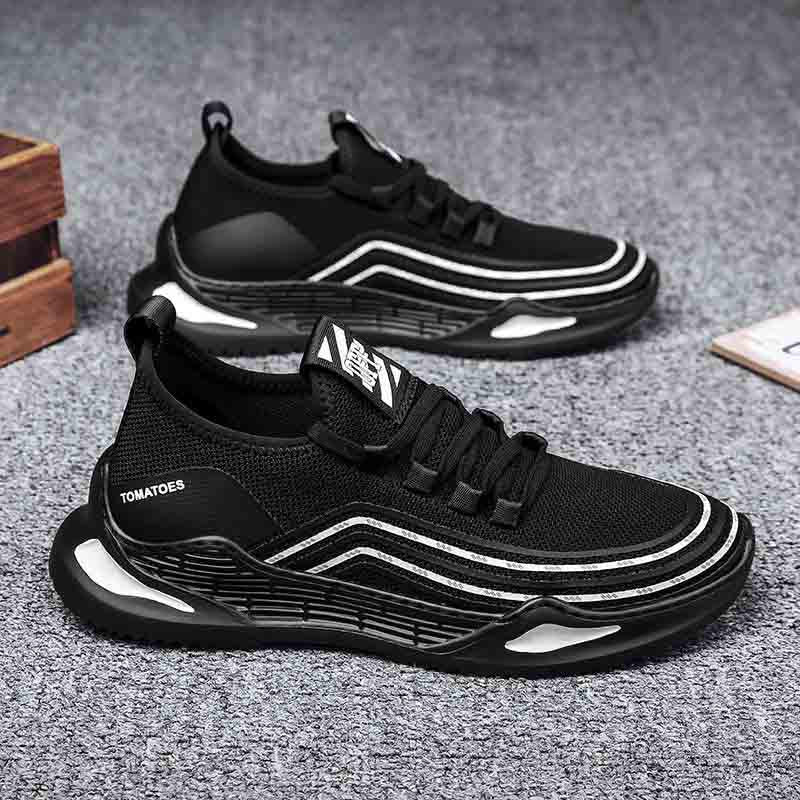 Plus Size 39-44 Men Sneakers Low-top Running Basketball Shoes Outdoor Non-slip Sports Shoes Shockproof Shoes