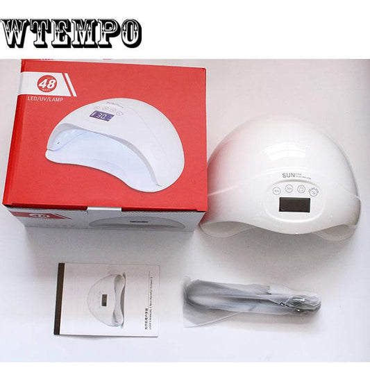 48w Nail Phototherapy Machine Dryer Quickdrying Led Nail Lamp Beginner Nail Lamp SUN5