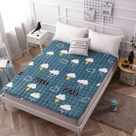 Winter Double-sided Plus Velvet Soft Coral Velvet Mattress Thicker Breathable Household Double Bed Mattress with Washable Tatami Mattress