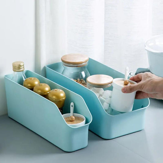 Handicide Finishing Box Cabinet Desktop Storage Box Kitchen Tableware Storage Box Plastic Kitchen Storage Storage Box