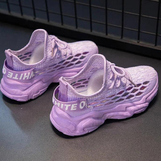 Children's Sports Coconut Shoes Breathable Summer Tide Korean Girls Fly Woven Mesh Girls Net Shoes Spring and Autumn