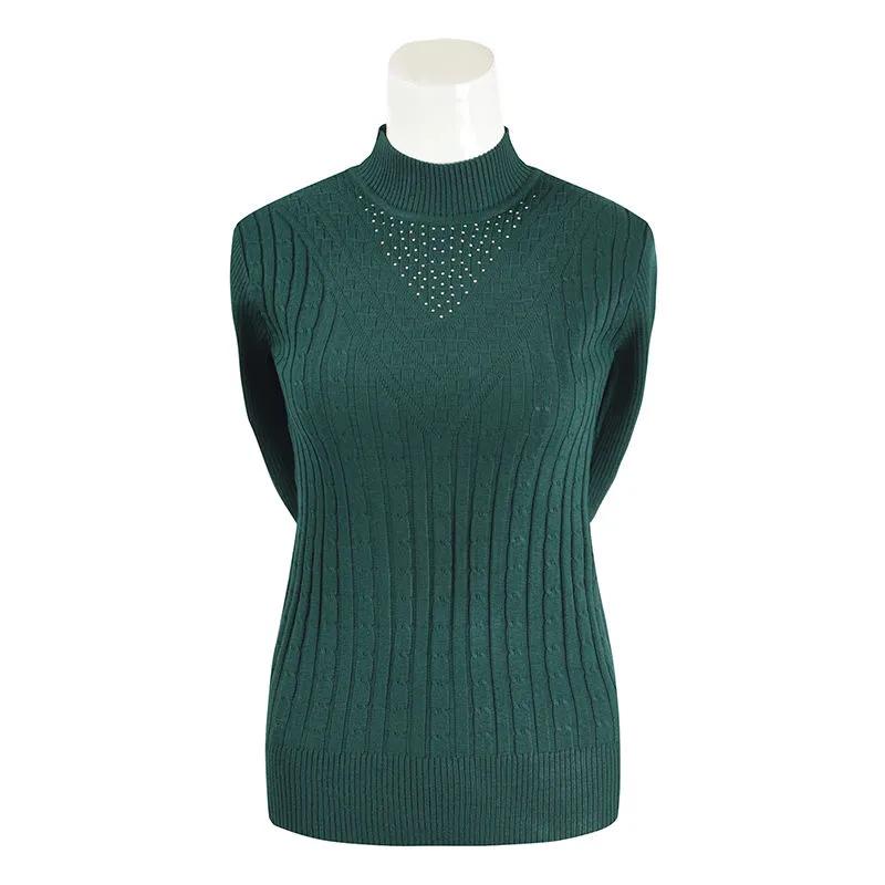 Women Turtleneck Sweater Autumn Winter Pullover Sweater Black Knitted Jumper