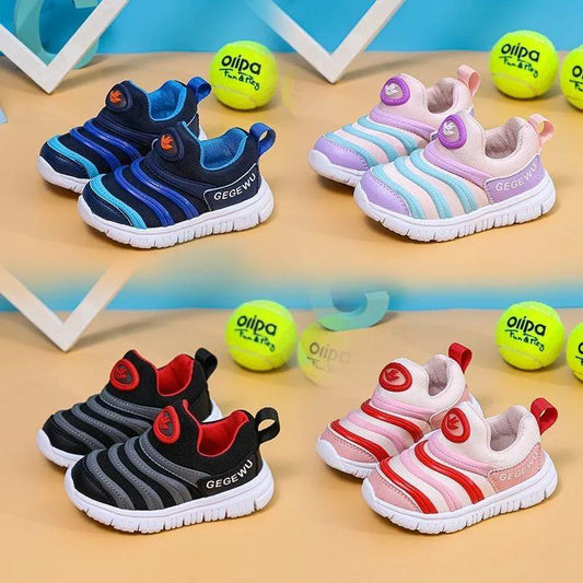 Baby Toddler Shoes Spring/Summer Light weight Non-slip Girls Casual Shoes Caterpillar Shoes Soft Sole Net