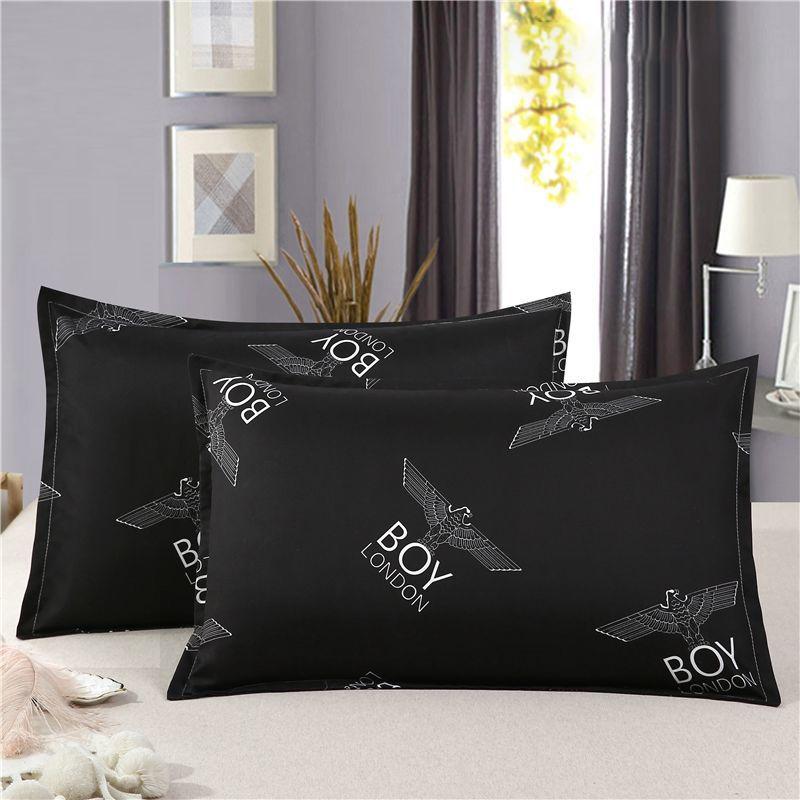 Two Pieces of Genuine Household Low Pillows with Zipper Removable and Washable Pillow Core One Adult Student Single Pillow Set, Free Pillowcase