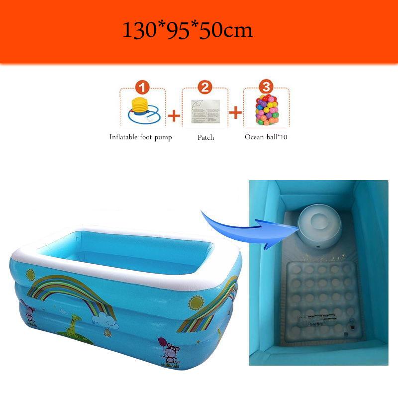 Large Children's Inflatable Swimming Pool Thickened Baby Baby Home Swimming Bucket Basin Large Adult Children Paddling Pool