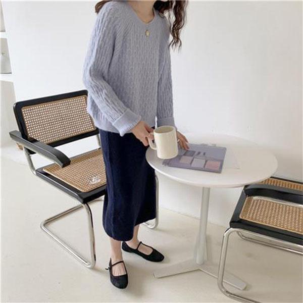 Autumn and Winter Hedging Loose and Versatile Short Outer Wear Lazy Wind Top Knit Sweater