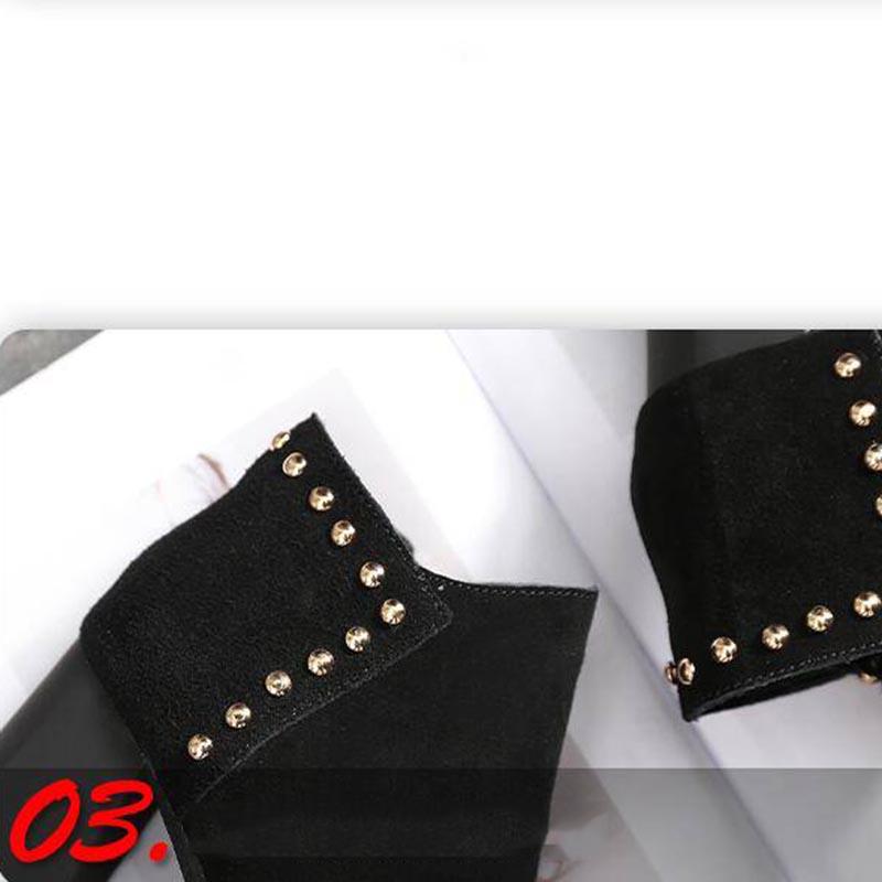 European Style Sexy Ankle Boots Autumn Winter Comfortable Boots High Heels Women Boots Shoes