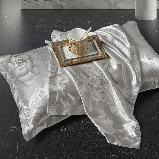 European-style High-end Jacquard Pillow Core for Bedroom Bed Double Pillowcase 48×74cm