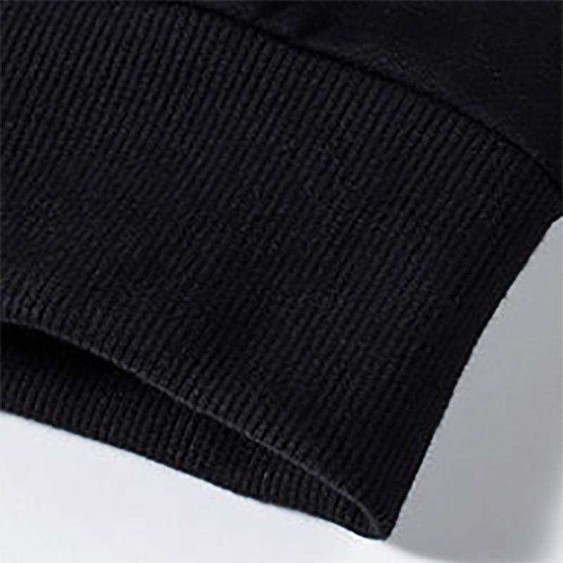 Men's Sweater Autumn Pure Cotton Terry Round Neck Autumn Pure Color Long Sleeve Sweater Men's Top