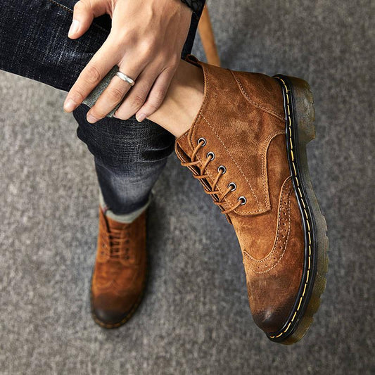 Classic High Help Martin Boots Male Chelsea England Outdoor Retro Tooling Boots Fashion Men's Boots