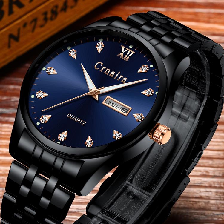 Men Watch Luxury Male Clock Steel Automatic Machinery Business Fashion Leisure Man Wristwatch