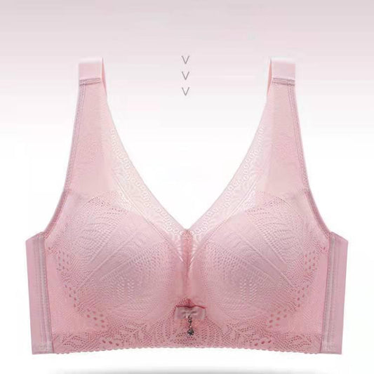 Women's Bras Anti-sagging Gathering Adjustable Vest Large Breast Small Breast High-end Beauty Back Fashion Comfortable Sexy Lace Underwear Bra