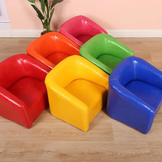 High Quality PU Sofa Seat Children Armchair Sofa Soft Safe and Anti-drop Thickened Sponge Waterproof and Easy To Clean