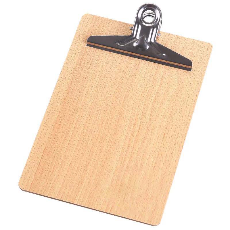 A4 Splint Student Stationery Clip Board Exam Pad Writing Board Writing Office Stationery Wood Clip