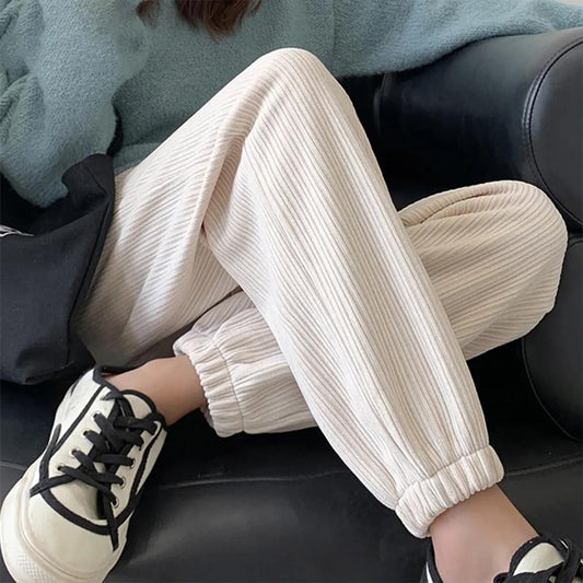 Women's Loose Casual Pants Slim Straight Tube Leg Pants Versatile Slimming Fitness Jogging Pants Sports Pants Harem Sweatpants