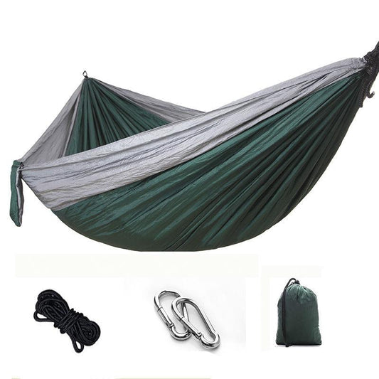 2 Person Parachute Hammock for Single Outdoor Hunting Survival Portable Garden Yard Patio Leisure Hanging