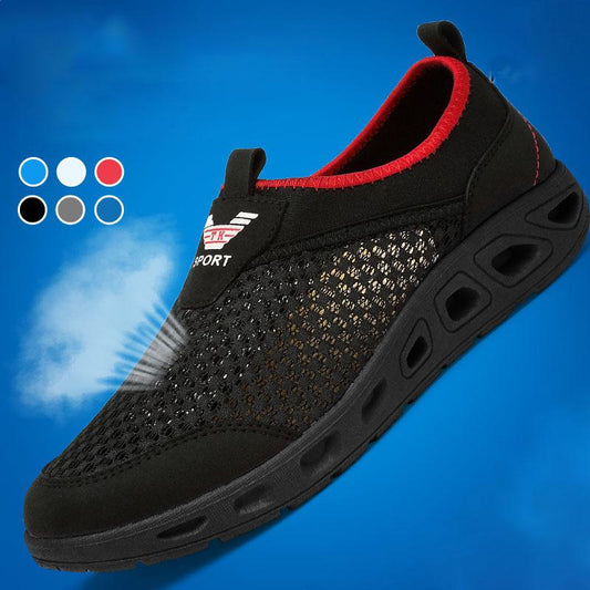 Men 'S Sneaker Summer Breathable Mesh Shoes Sports Casual Shoes Running Shoes Non -Slip Breathable Sports Shoes