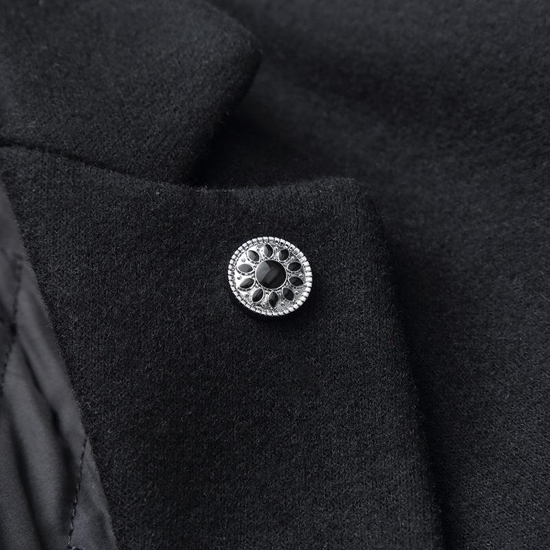 Men's Clothes Autumn and Winter Medium and Long Section Woolen Coat Large Size Windbreaker