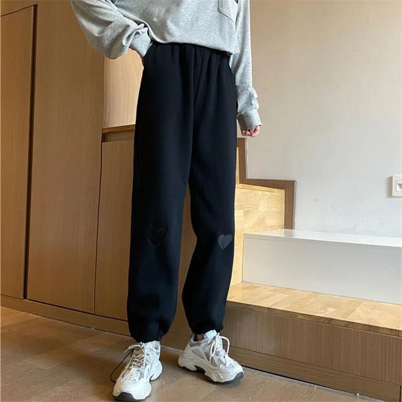 Spring and Summer Korean Style High-waist Drape Loose Loose Casual Trousers Thin Wide-leg Straight Sports Pants Student Girl Trend
