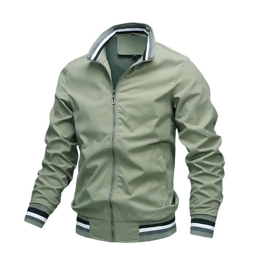 Jacket Men's Spring and Autumn Sports Solid Color Jacket Casual Fashion Trend