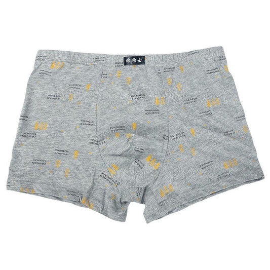 100% Cotton Printed Men's Pure Cotton Flat Angle Plus Fertilizer To Increase Loose Breathable Bottom Pants