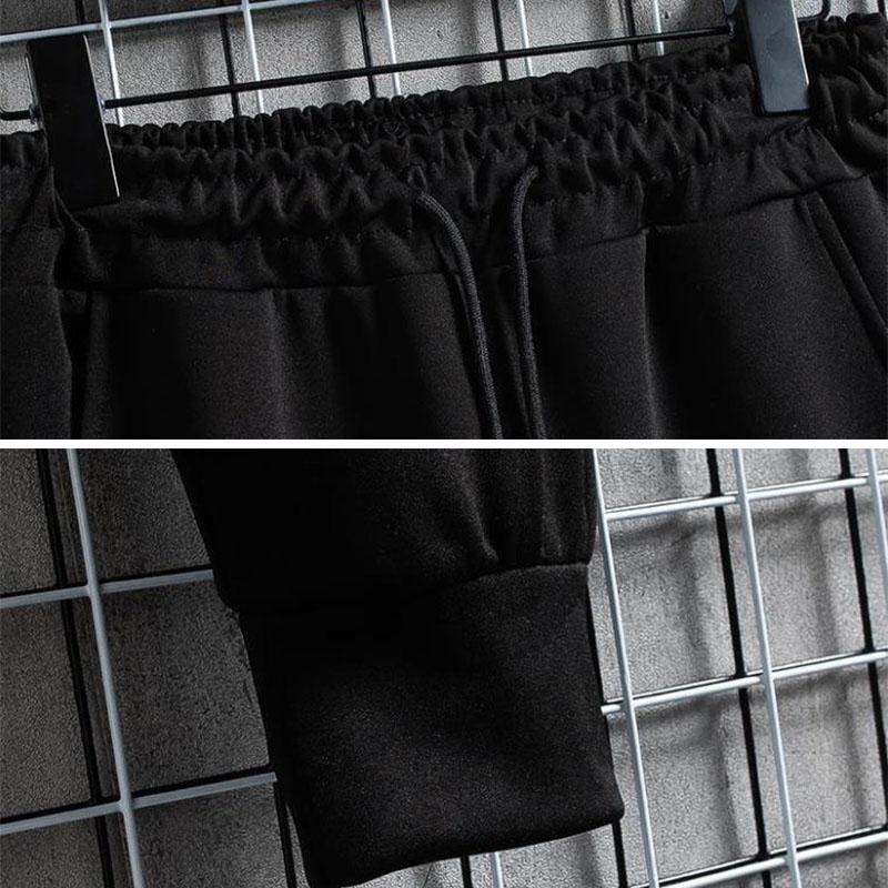 Sweater Suit Men Sports Suit Casual Hooded Pullover and Pants for Teen Student Spring & Fall