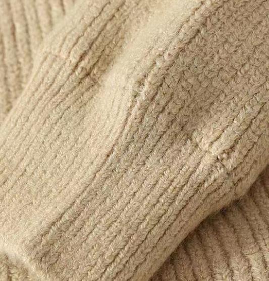 Fall/Winter Men's Sweater Round Neck Warm Knit Sweater Half Turtleneck Sweater Youth Men's Clothing