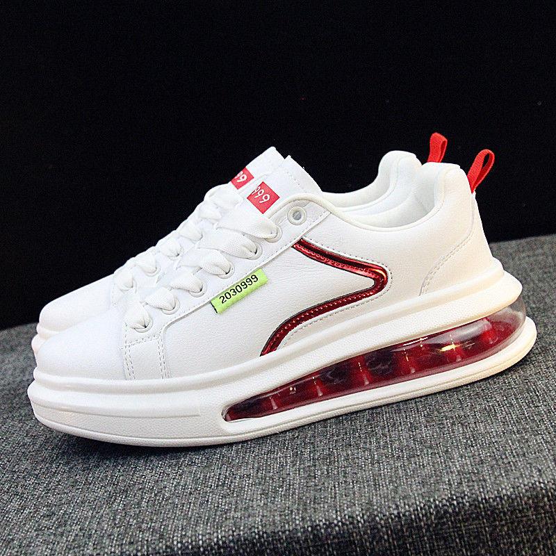 Men and Women Lightweight Sports Shoes Couple All-match Leather Sneakers Causal Board Shoes Unisex