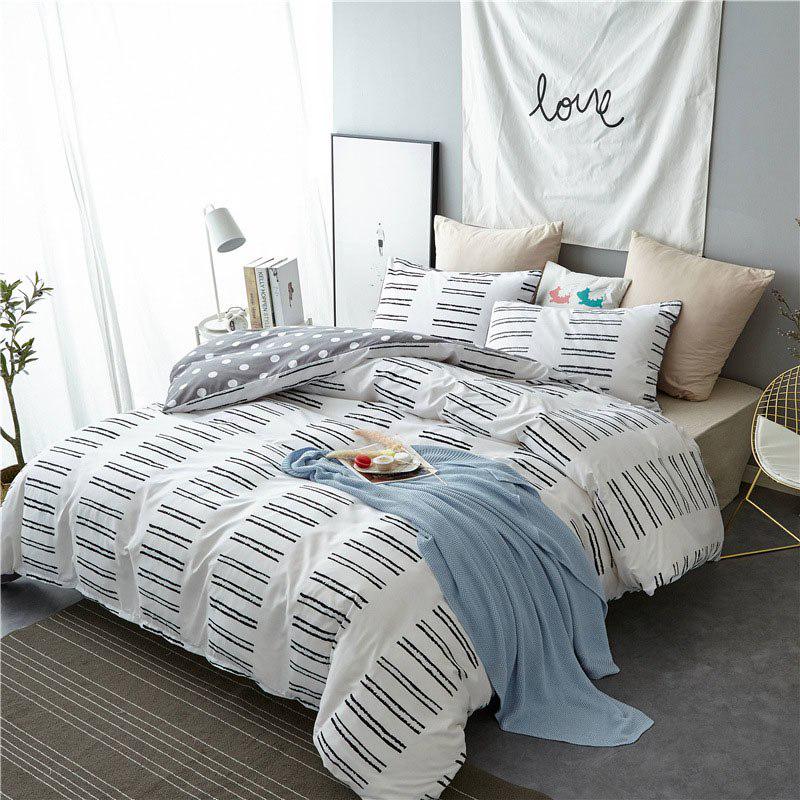 4 Piece Set of Comfortable Bedding Set Bedding Package Sheet Set Quilt Cover Pillowcase