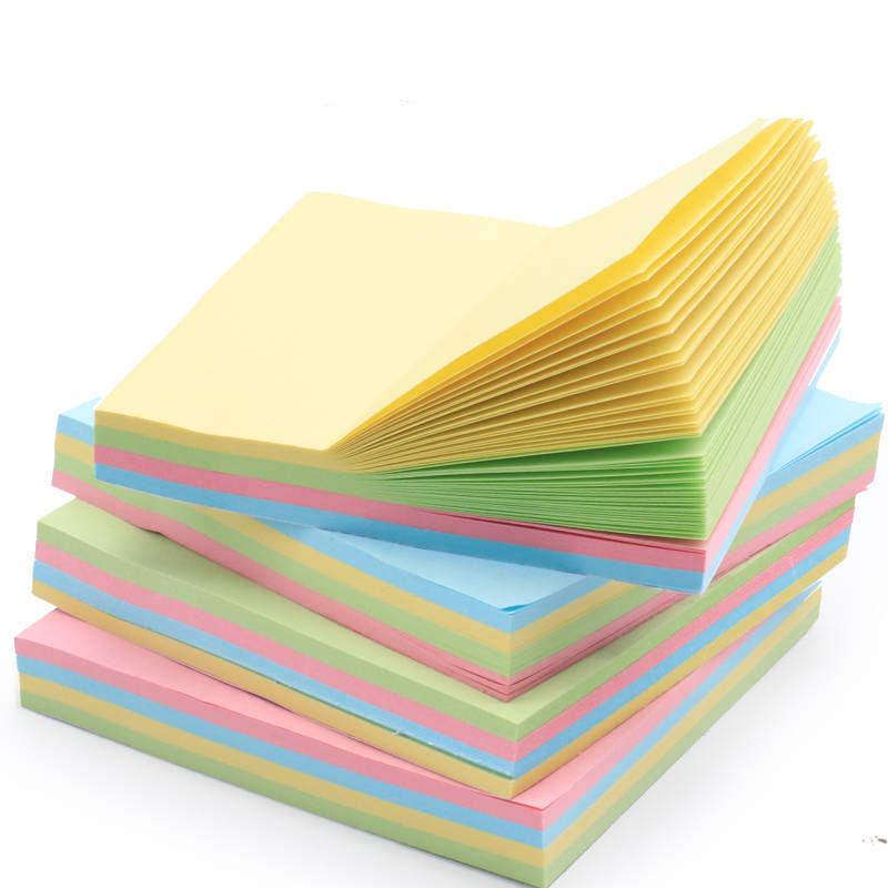 Square Solid Color Sticky Notes Stickers Stickers Sticky Notes Sticky Notes Paper Office Stationery
