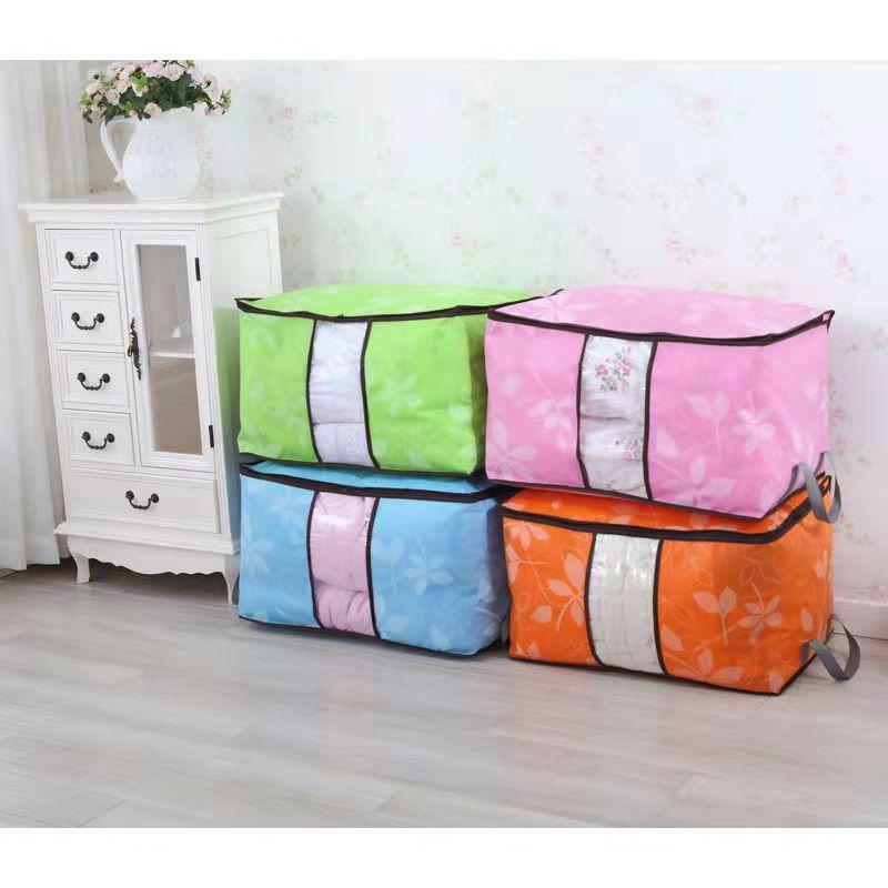Storage Organization Designer Flower Printed Quilt Storage Bags