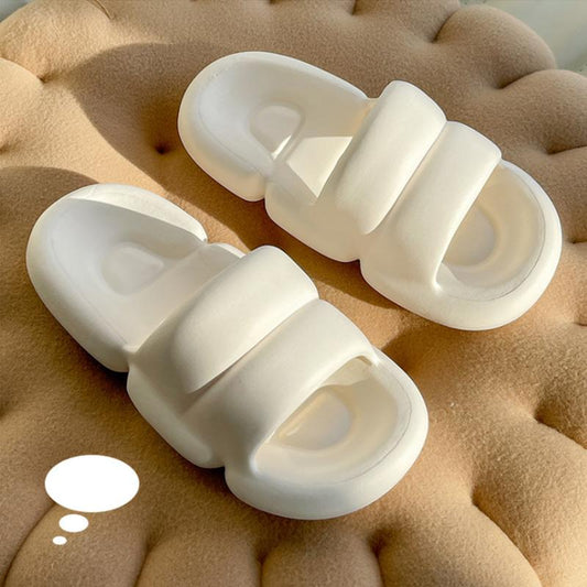 Ladies Fashion Trend Non-slip Cute Thick-soled Slippers Summer Outdoor Wear Beach Shoes
